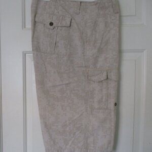 American Rag Mens Beige Cotton Camo 8-Pocket Cargo Pant NWOT - Size 36W*